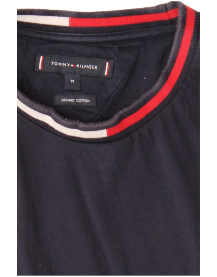 Ανδρικό T-Shirt TOMMY HILFIGER Τοπ μεσαίου μπλε βαμβακερό