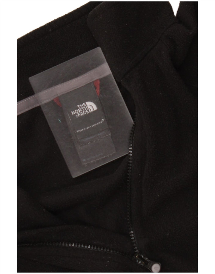 THE NORTH FACE Γυναικείο φερμουάρ Fleece Jumper UK 14 Medium Black Polyester