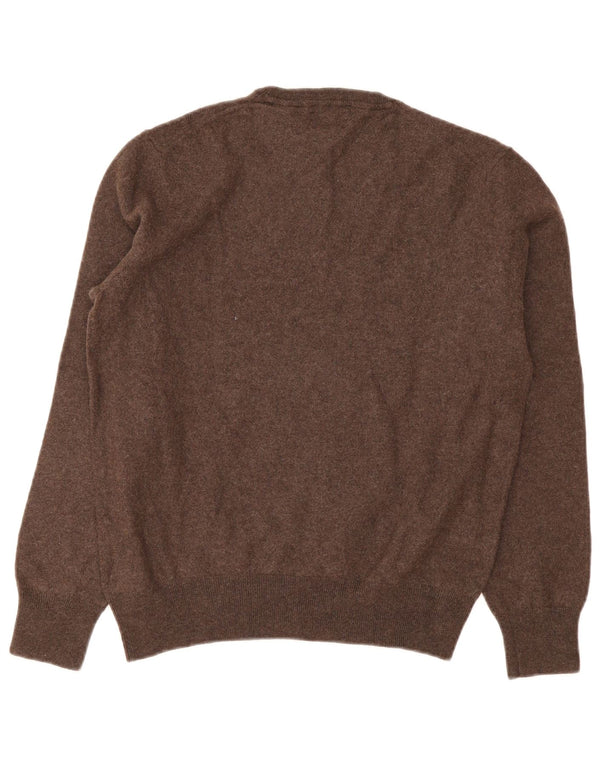Γυναικείο πουλόβερ Gutteridge Crew Neck Jumper UK 18 XL καφέ μαλλί