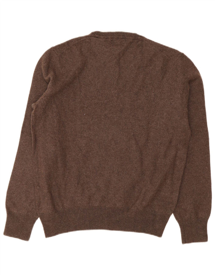 Γυναικείο πουλόβερ Gutteridge Crew Neck Jumper UK 18 XL καφέ μαλλί