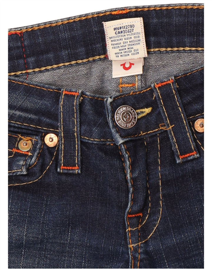 True Religion Γυναικείο Slim Bootcut Jeans W24 L33 Μπλε βαμβακερό