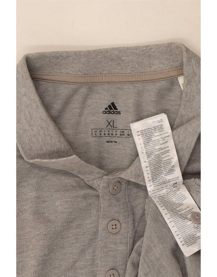 Ανδρικό πουκάμισο Adidas Polo XL Γκρι βαμβακερό