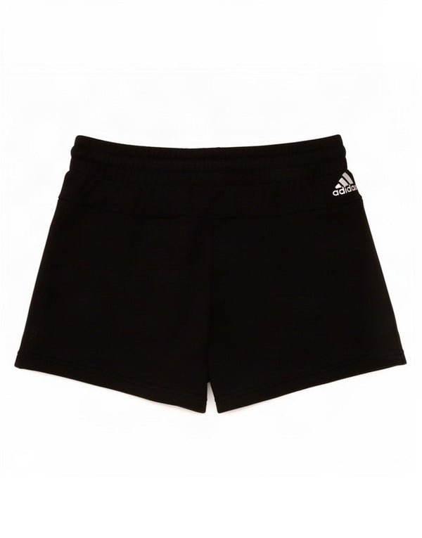 Γυναικείο γραφικό αθλητικό σορτς Adidas UK 8/10 Small μαύρο