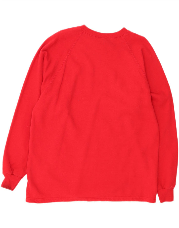 LEE Mens Sweatshirt Jumper Medium Red Cotton Vintage Lee and Second-Hand Lee from Messina Hembry 