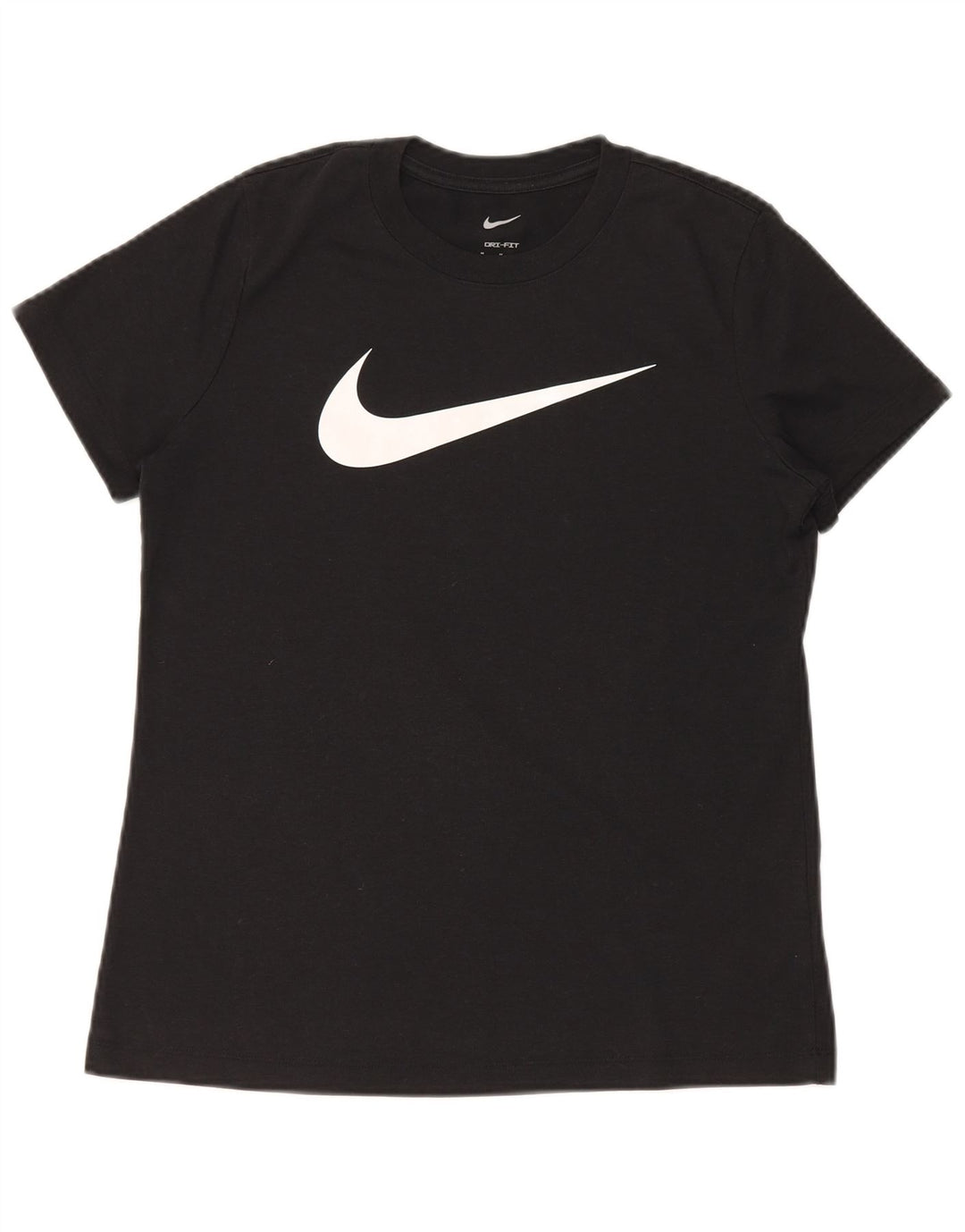 Γυναικείο γραφικό μπλουζάκι Nike Dri Fit Top 14 μεσαίου μαύρου πολυεστέρα
