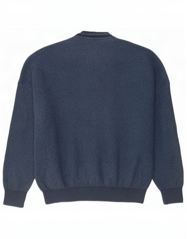 Ανδρικό πουλόβερ vintage ζακέτα IT 56 XL Navy Blue Cotton