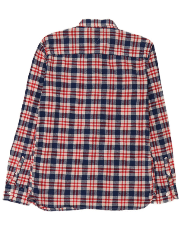 Tommy Hilfiger Boys Shirt 15-16 Years Blue Check Cotton