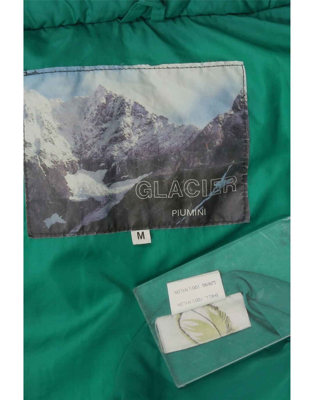 Vintage Ανδρικό μπουφάν με επένδυση UK 38 Medium Green Nylon