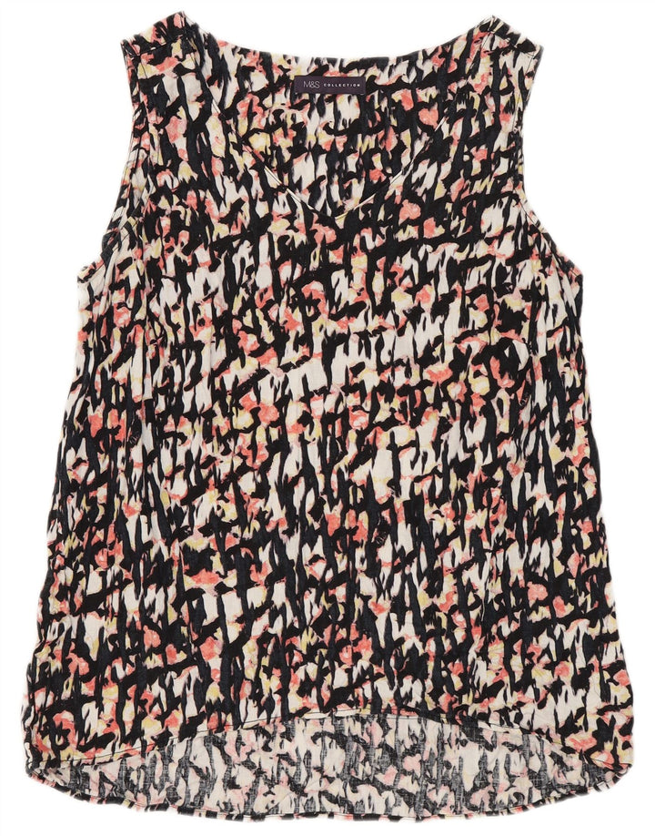 Marks & Spencer Γυναικεία μπλούζα με αφηρημένο σχέδιο Top 10 Small πολύχρωμη