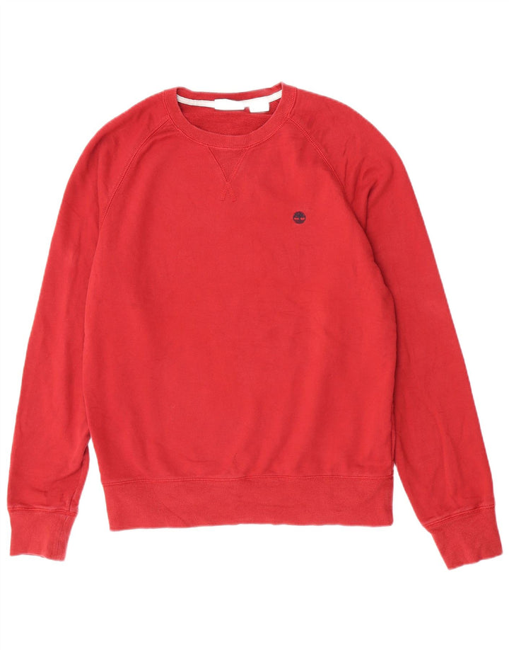 Ανδρικό φούτερ Timberland Jumper Μεσαίο κόκκινο βαμβακερό