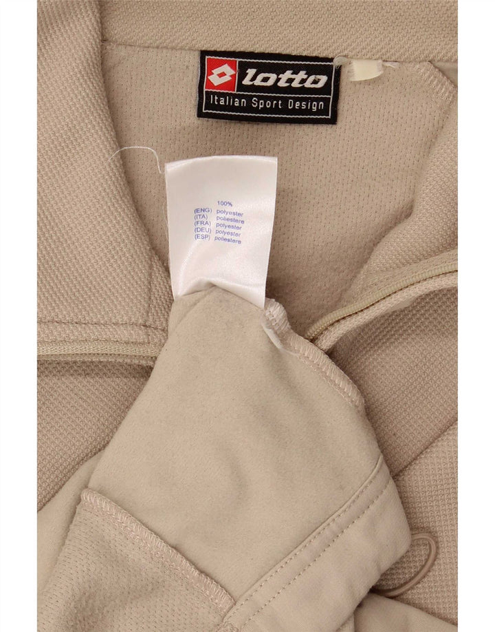 Ανδρική φόρμα Lotto Top Jacket UK 42/44 XL Beige Polyester