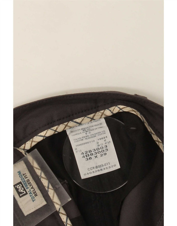 Ανδρικό παντελόνι Chino Lee Relaxed Fit W36 L29 Grey Polyester