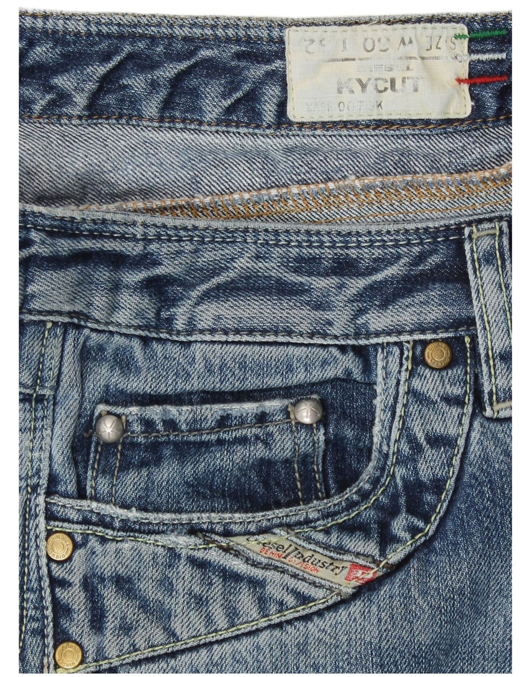 Diesel Γυναικείο Kycut Straight Jeans W30 L32 Μπλε βαμβακερό
