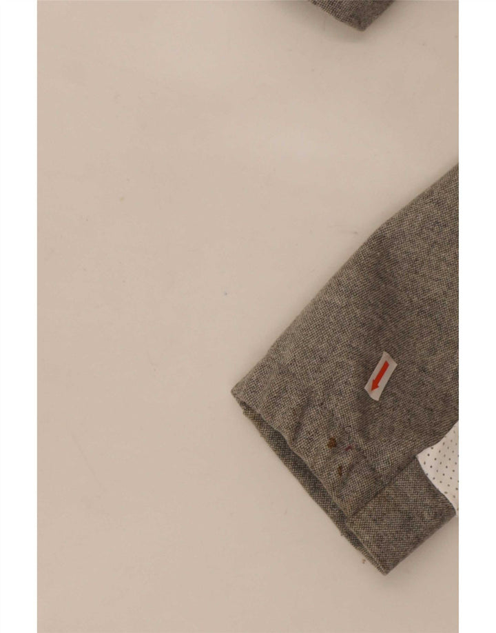 Adidas Γυναικείο Bomber Jacket UK 12/14 Medium Grey Colourblock Wool