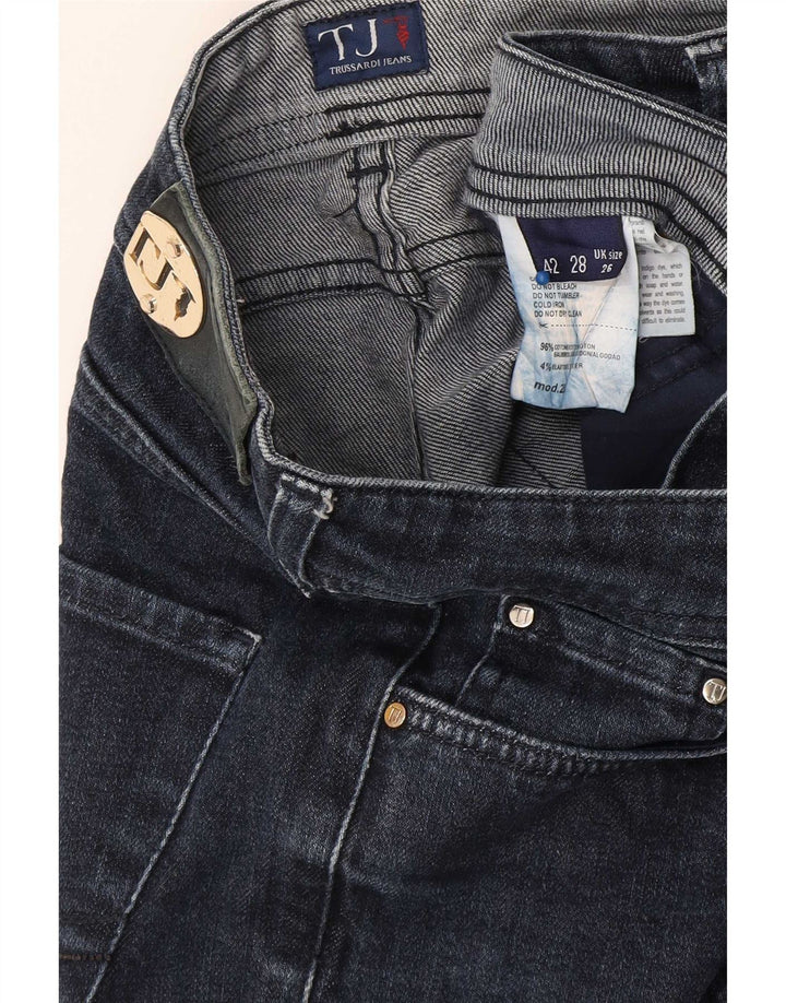 Trussardi Γυναικείο Slim Jeans W26 L28 Navy Blue Cotton