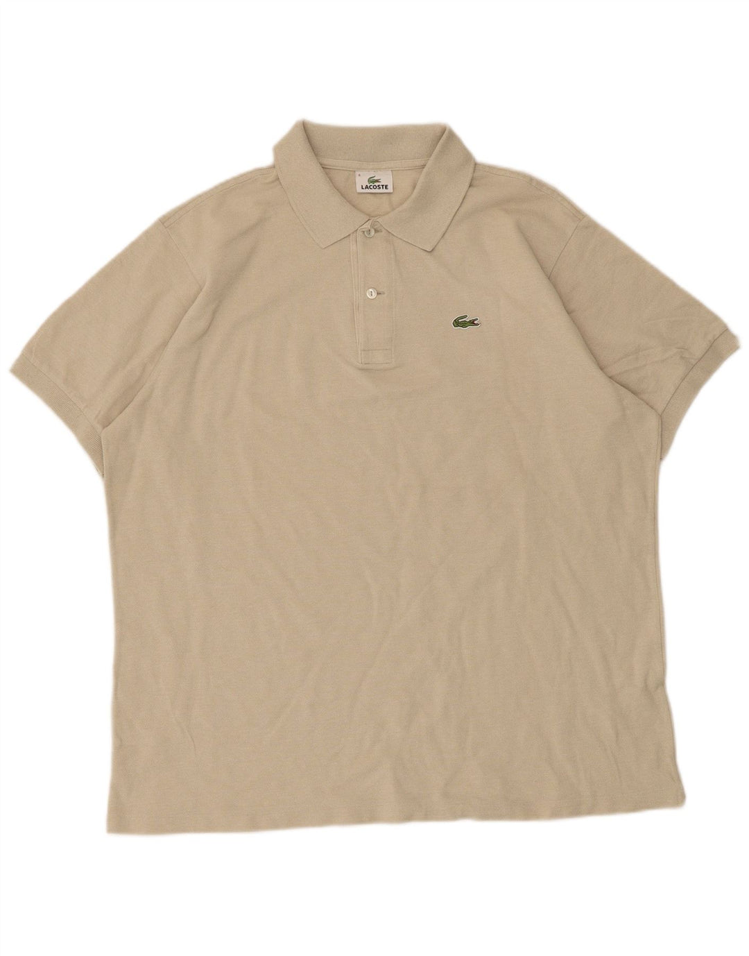 Ανδρικό πουκάμισο πόλο Lacoste, μέγεθος 6 XL Μπεζ