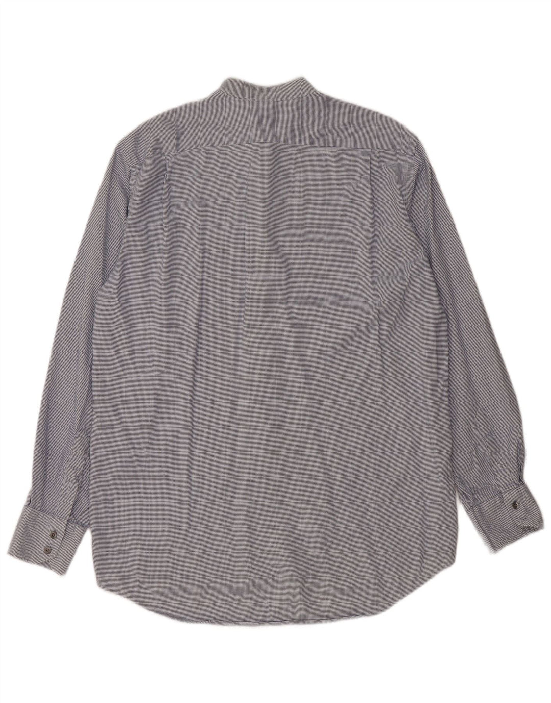 Ανδρικό καρό πουκάμισο Lacoste, νούμερο 40 μεσαίου μπλε Houndstooth βαμβακερό Classic