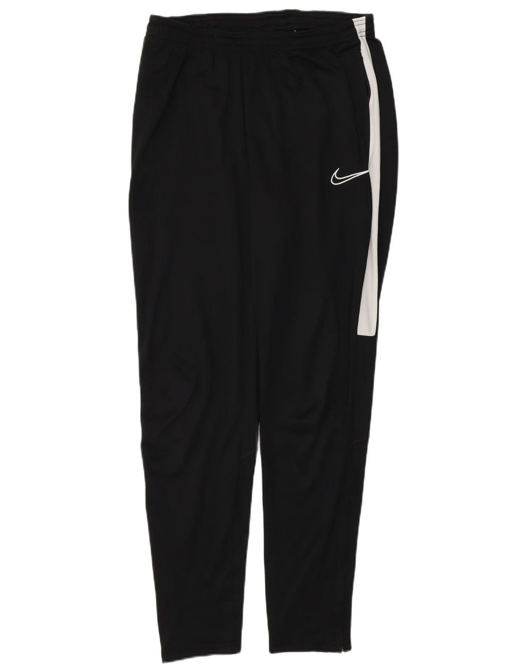 Γυναικεία αθλητική φόρμα Nike Παντελόνι UK 12 μεσαίο μαύρο ριγέ πολυεστέρα