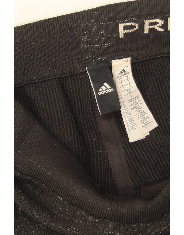 Ανδρική αθλητική φόρμα Adidas Παντελόνι μικρού μαύρου πολυεστέρα