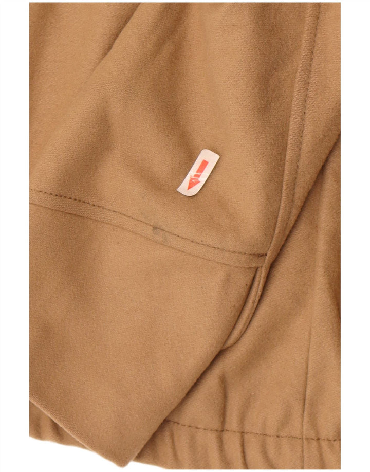 Zara Γυναικείο Bomber Jacket με κουκούλα UK 10 Small Brown