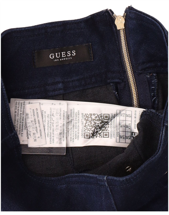Γυναικεία τζιν φούστα με ψηλόμεσο Guess W28 Medium Blue Modal Classic
