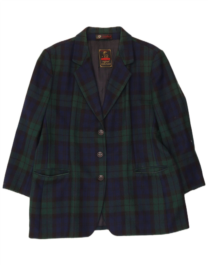 Steinbock Γυναικείο μπουφάν σακάκι με 3 κουμπιά UK 18 XL Navy Blue Check