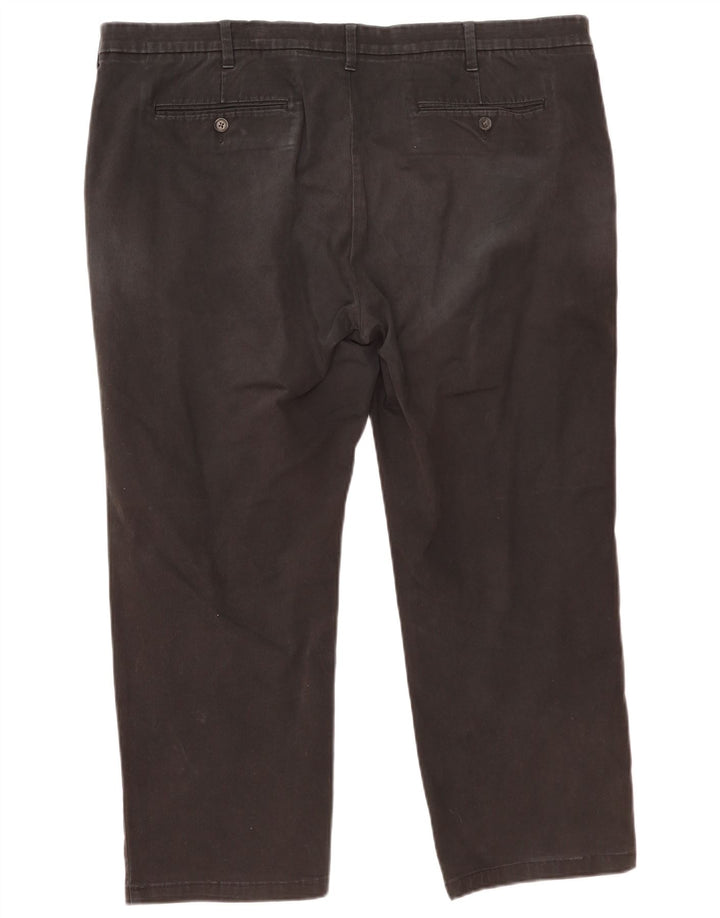 Ανδρικό κομμένο παντελόνι Marks & Spencer W44 L25 μαύρο βαμβακερό