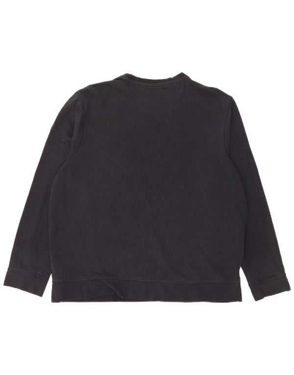 Marks & Spencer Ανδρική Φούτερ Jumper 2XL Μαύρο βαμβακερό