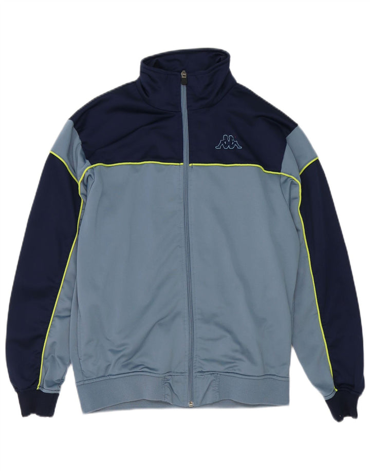Ανδρική φόρμα Kappa Top Jacket Small Blue Colourblock Polyester