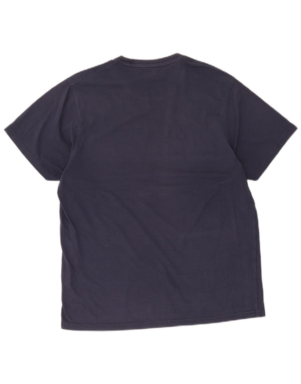 Ανδρικό γραφικό T-Shirt Mountain Warehouse Top Large Navy Blue Cotton