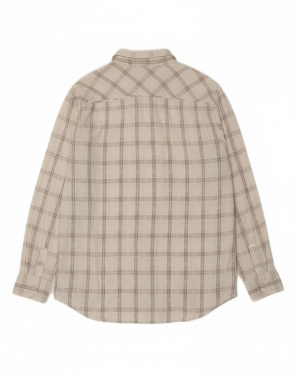 Ανδρικό πουκάμισο Wrangler Classic Slim Fit XL Off White Βαμβακερό