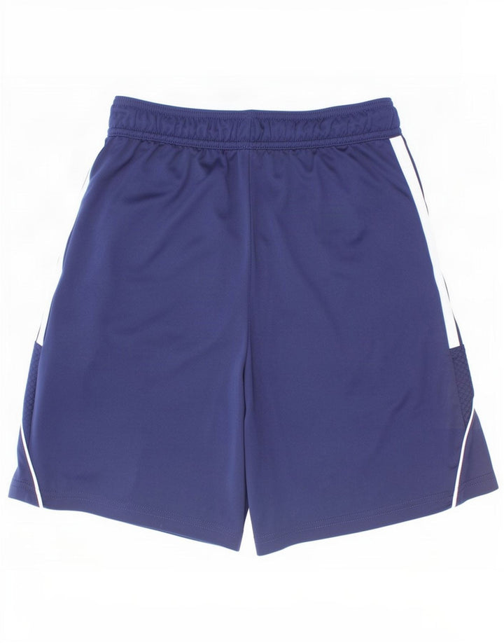 Adidas Boys Sport Short 13-14 Years Blue Polyester
