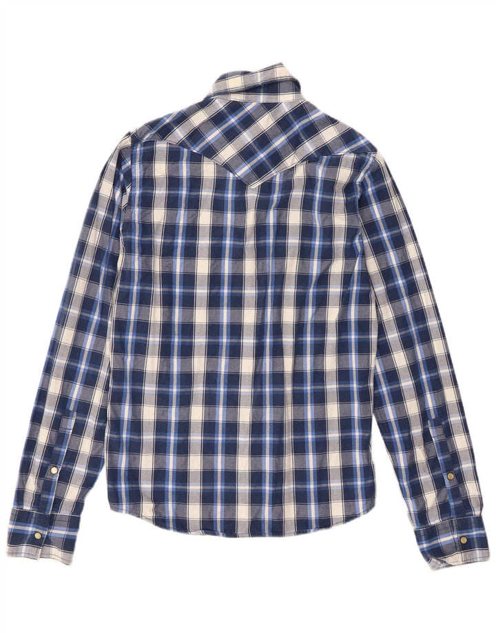 Ανδρικό πουκάμισο Hollister Small Blue Check Cotton