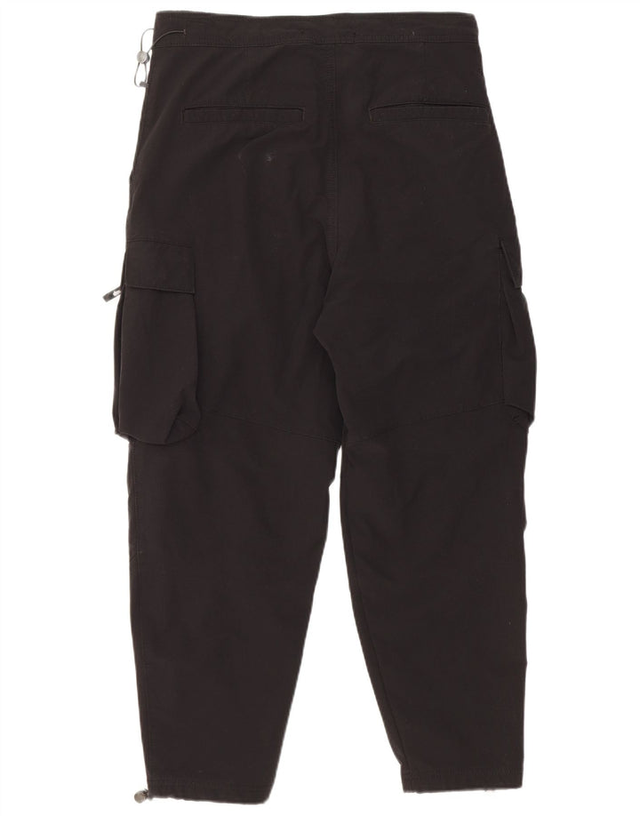 Ανδρικό παντελόνι Zara Crop Tapered Cargo Medium W32 L24 Μαύρο
