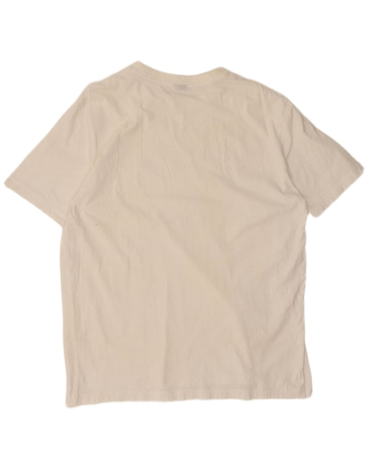 Ανδρικό T-Shirt Hugo Boss Top XL Λευκό βαμβακερό
