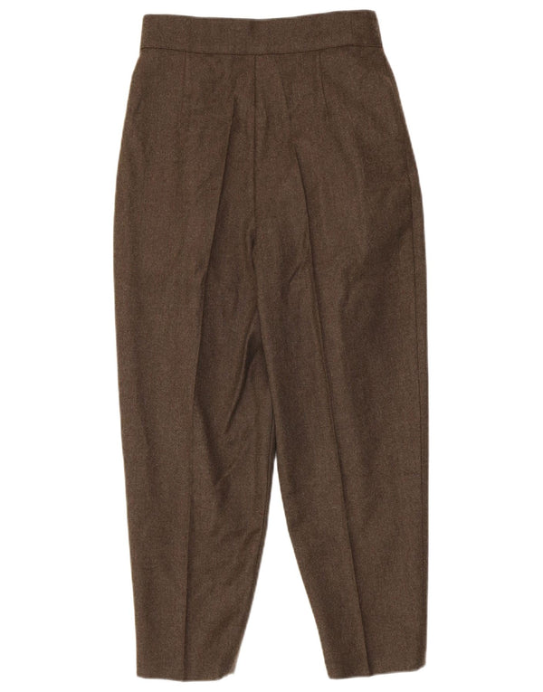 Vintage γυναικείο παντελόνι με καρφίτσα IT 42 Medium W26 L25 Khaki