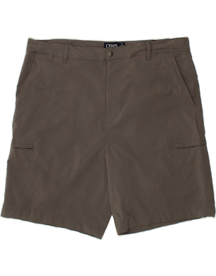 CHAPS Mens Cargo Shorts W40 XL  Grey Polyester Vintage Chaps and Second-Hand Chaps from Messina Hembry 