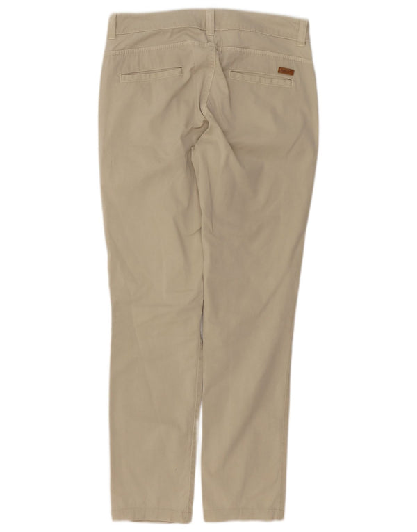 Massimo Dutti Γυναικείο λεπτό παντελόνι Chino EU 36 XS W26 L29 Μπεζ βαμβακερό