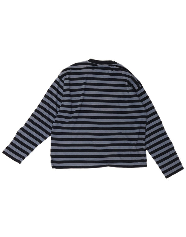 Ανδρικό μπλουζάκι Carhartt μακρυμάνικο XS Navy Blue ριγέ βαμβακερό