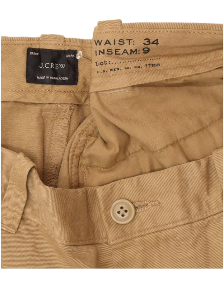 J. Crew Ανδρικό σορτς Chino W34 Μεγάλο μπεζ βαμβακερό