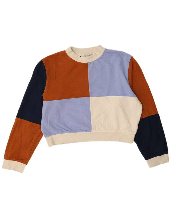 Γυναικεία φούτερ French Connection Crop Jumper UK 14 Medium Πολύχρωμη
