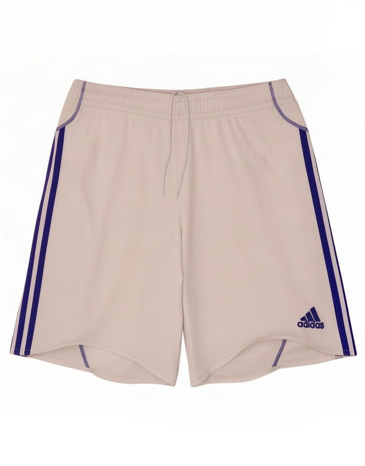 Αθλητικό σορτς Adidas Mens Clima 365 από μεσαίο λευκό πολυεστέρα