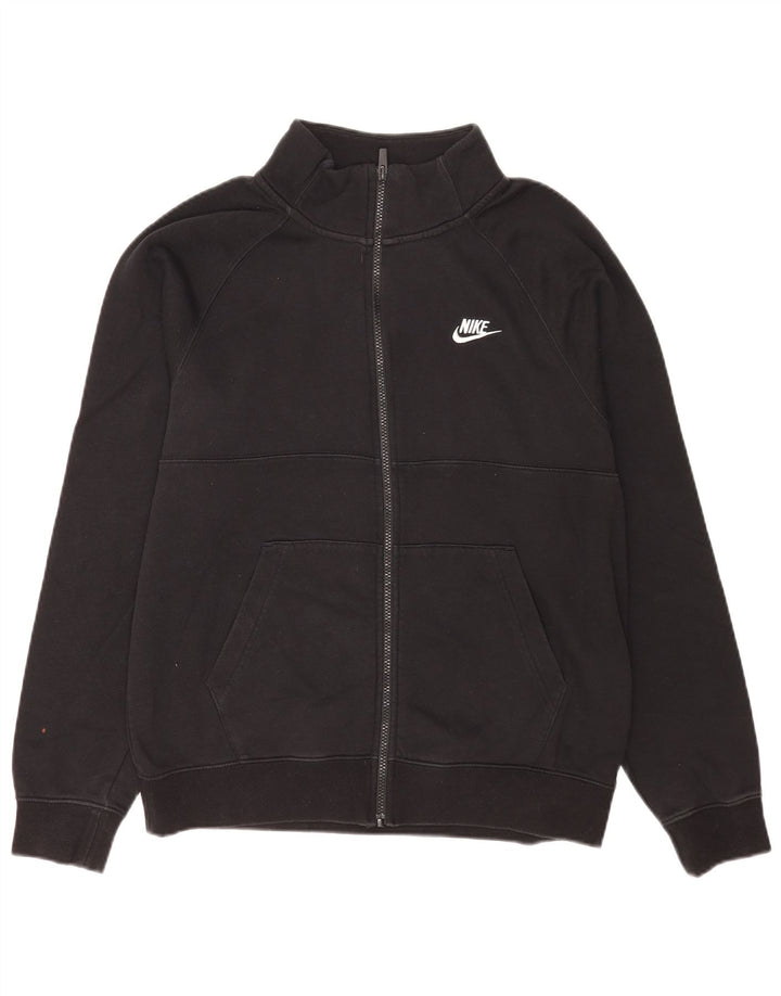 Ανδρική φόρμα Nike Μπουφάν μεσαίο μαύρο βαμβακερό