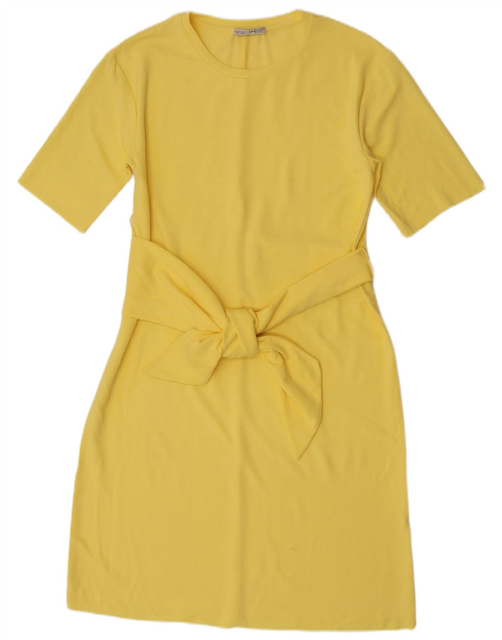 Zara Γυναικείο φόρεμα με θήκη UK 10 Small Yellow