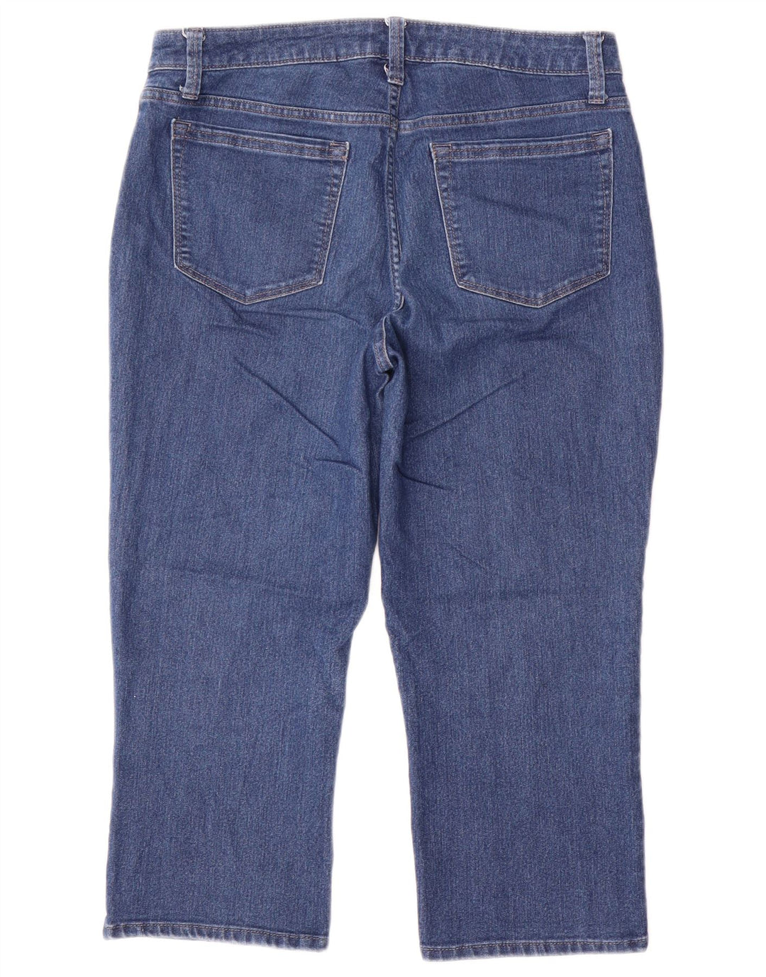 Lee Womens Riders Ψηλόμεσο Capri Jeans US 10 Large W32 L21 Blue Cotton