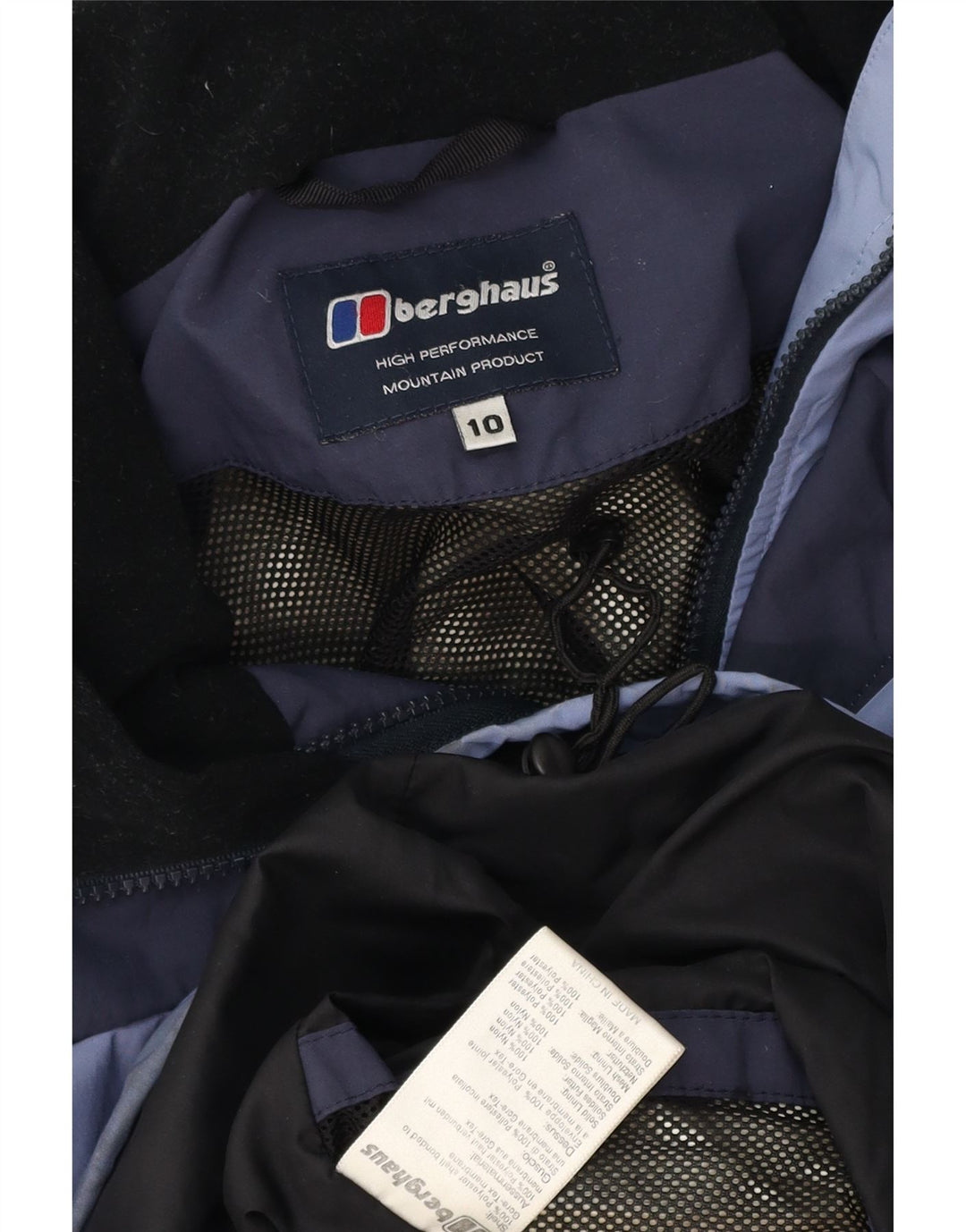 Berghaus Γυναικείο μπουφάν βροχής μεγάλου μεγέθους UK 10 Small Blue Polyester