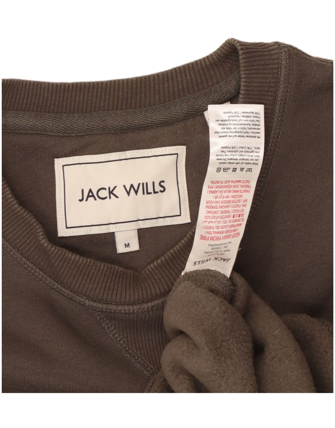 Ανδρικό φούτερ JACK WILLS Jumper Μεσαίο Καφέ Βαμβακερό