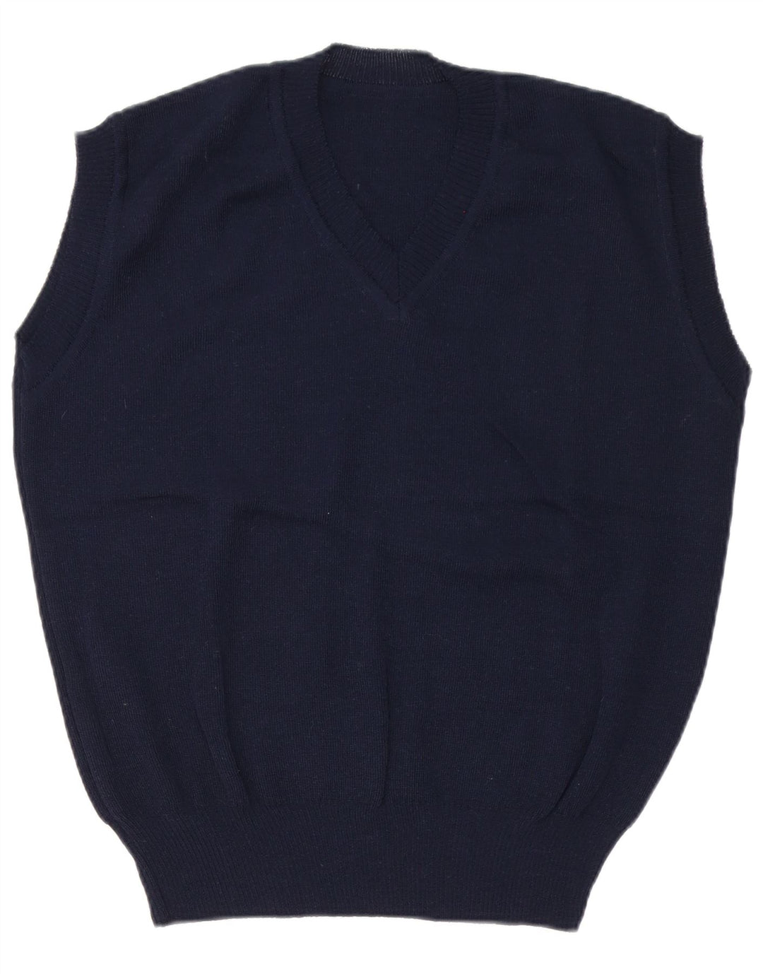 Vintage ανδρικό γιλέκο Tank Top EU 50 Medium Navy Blue Πολυακρυλικό