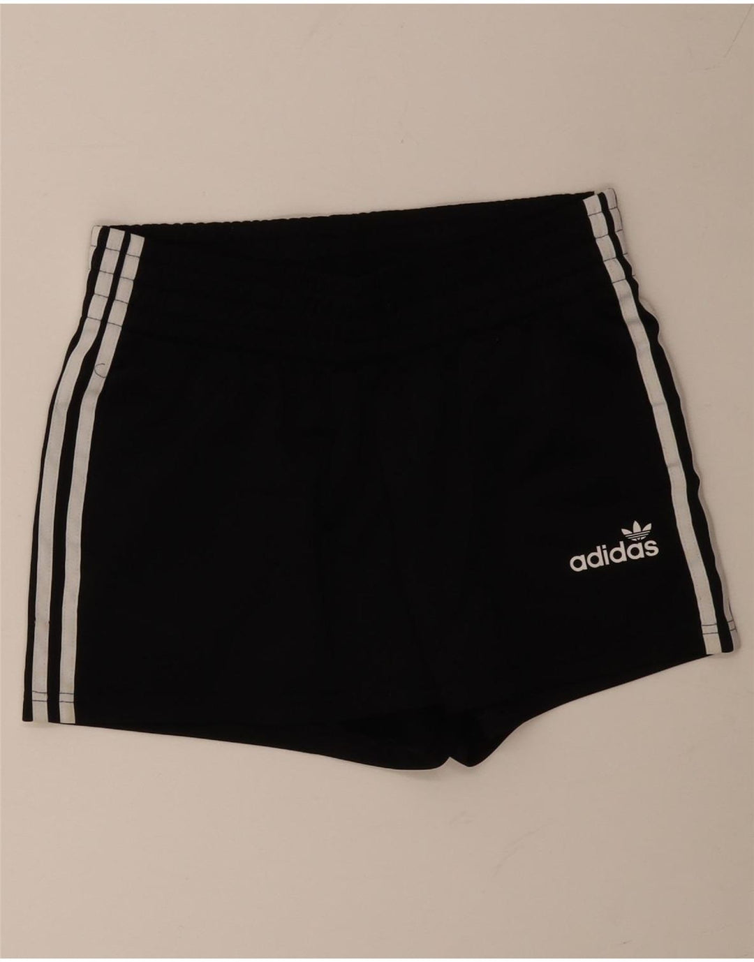 Γυναικείο αθλητικό σορτς ADIDAS UK 12 μεσαίο μαύρο πολυεστέρα