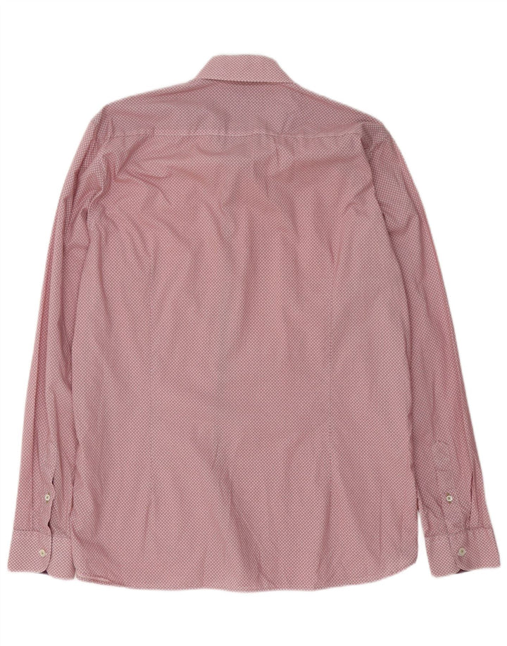 Ανδρικό πουκάμισο Ted Baker, μέγεθος 5 XL, κόκκινο φλοράλ βαμβακερό